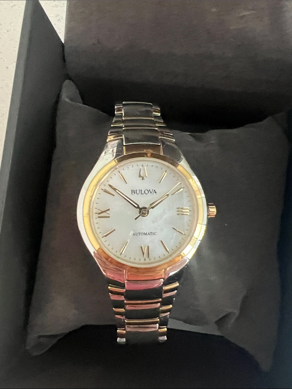 Bulova 98L297 Mother of Pearl Dial Two-Tone Classic Women’s Watch - Picture 8 of 8